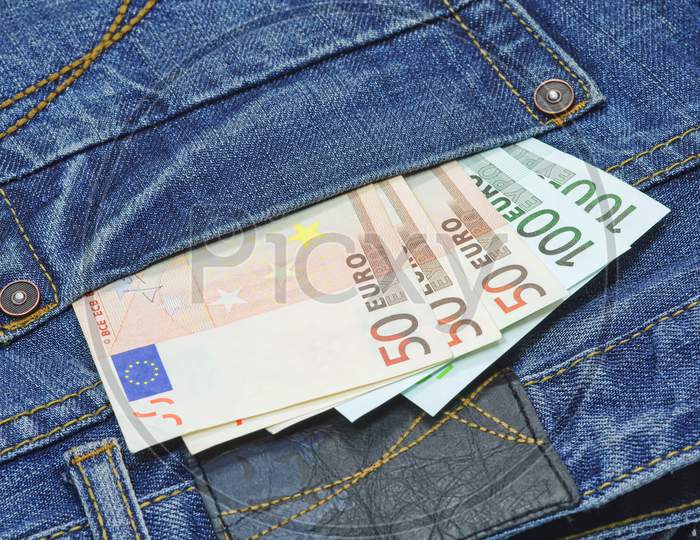 Money In Jeans Pocket