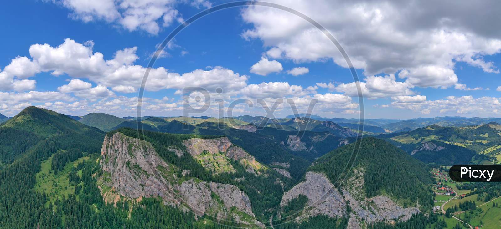 Summer Rocky Mountain Panorama