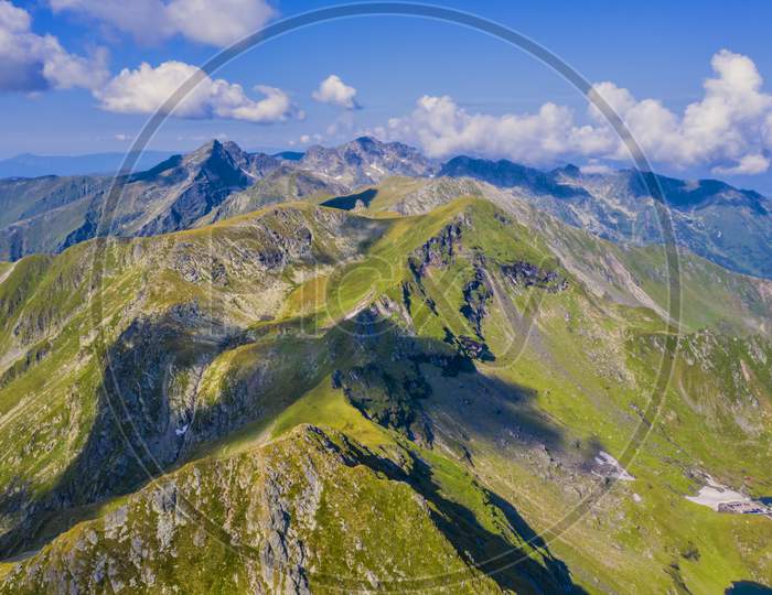 Summer Landscape Of Alpine Area In Fagaras Mountains