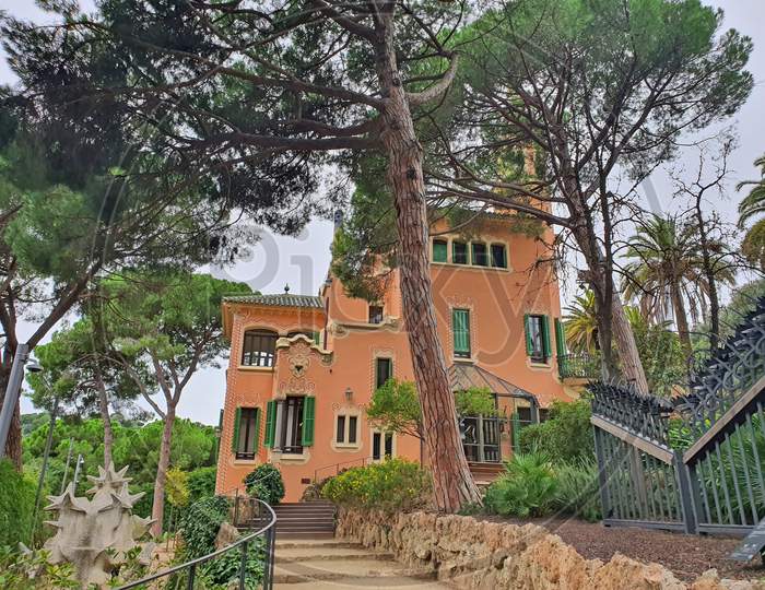 Gaudi House In Guell Park