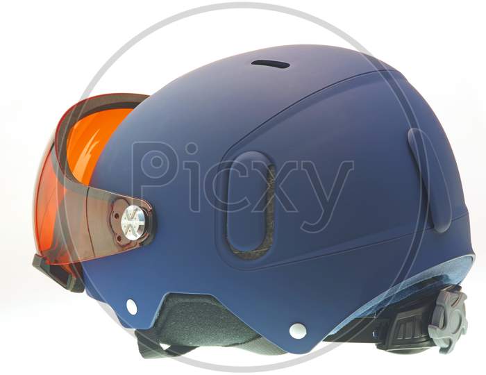 Winter Sports Helmet With Goggles