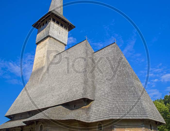Wooden Church At Barsana Monastery