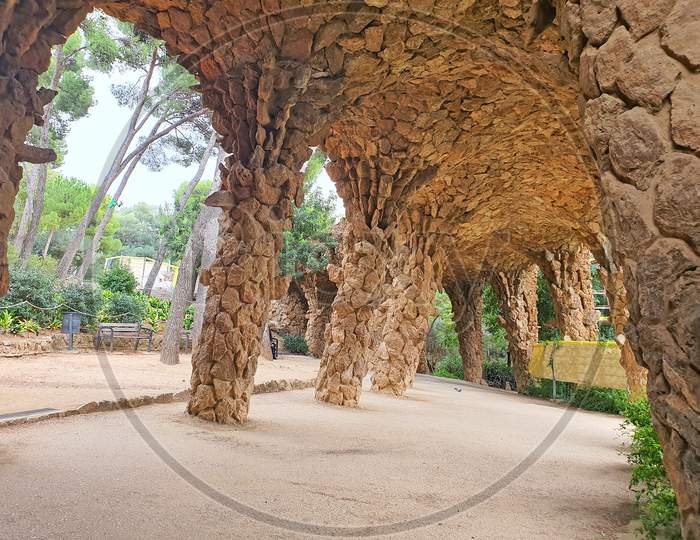 Columns From Guell Park