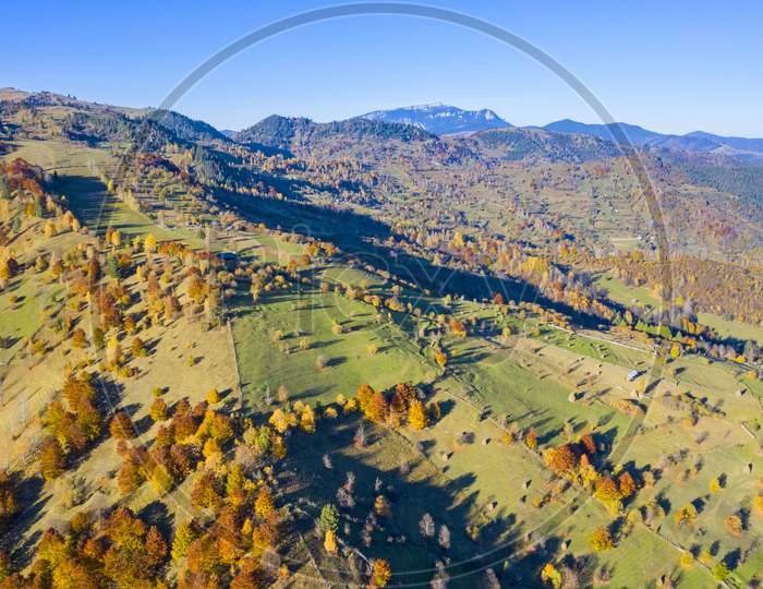 Autumn Landscape, Aerial View