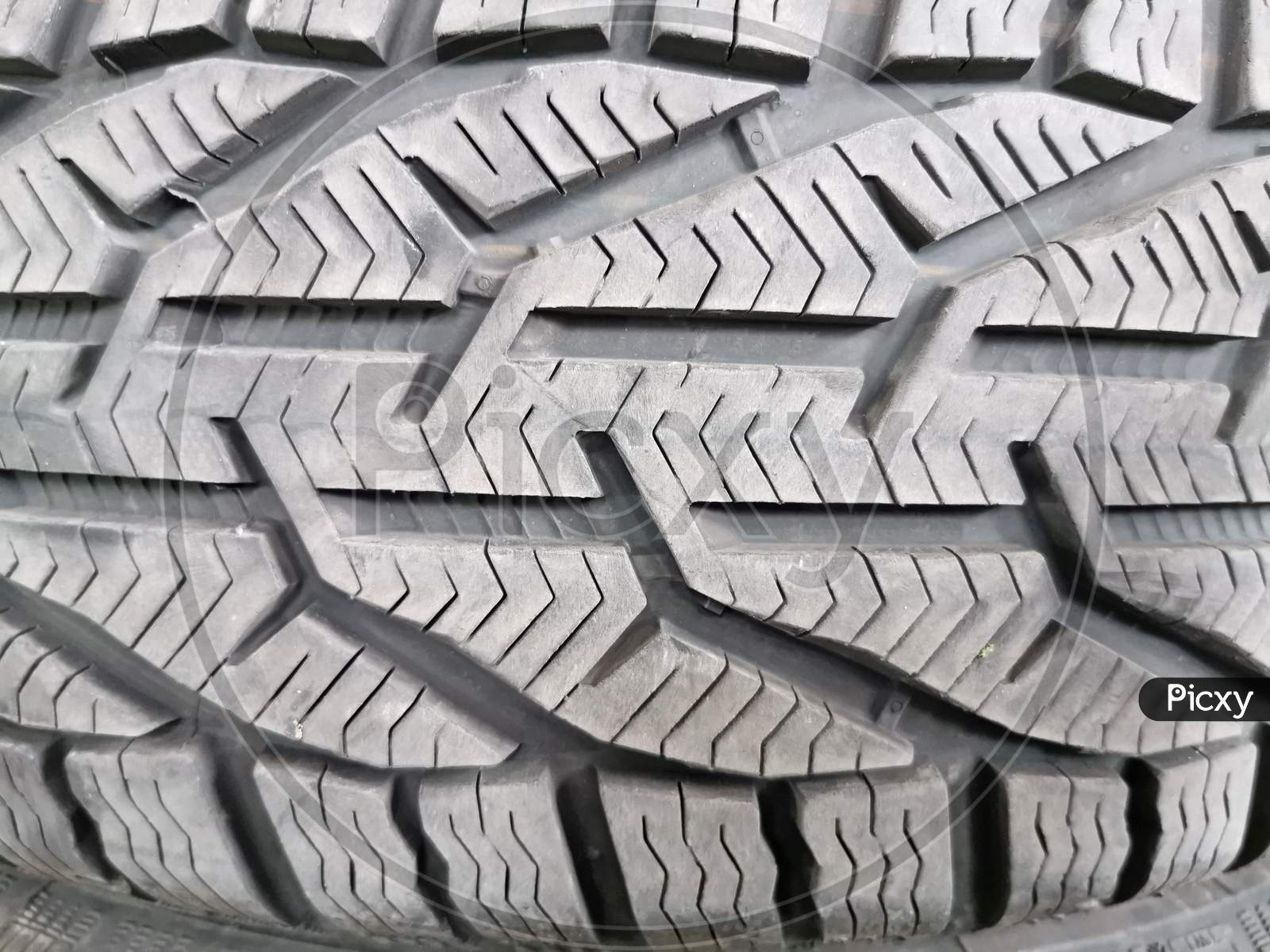 Close Up Image Of Winter Tyre