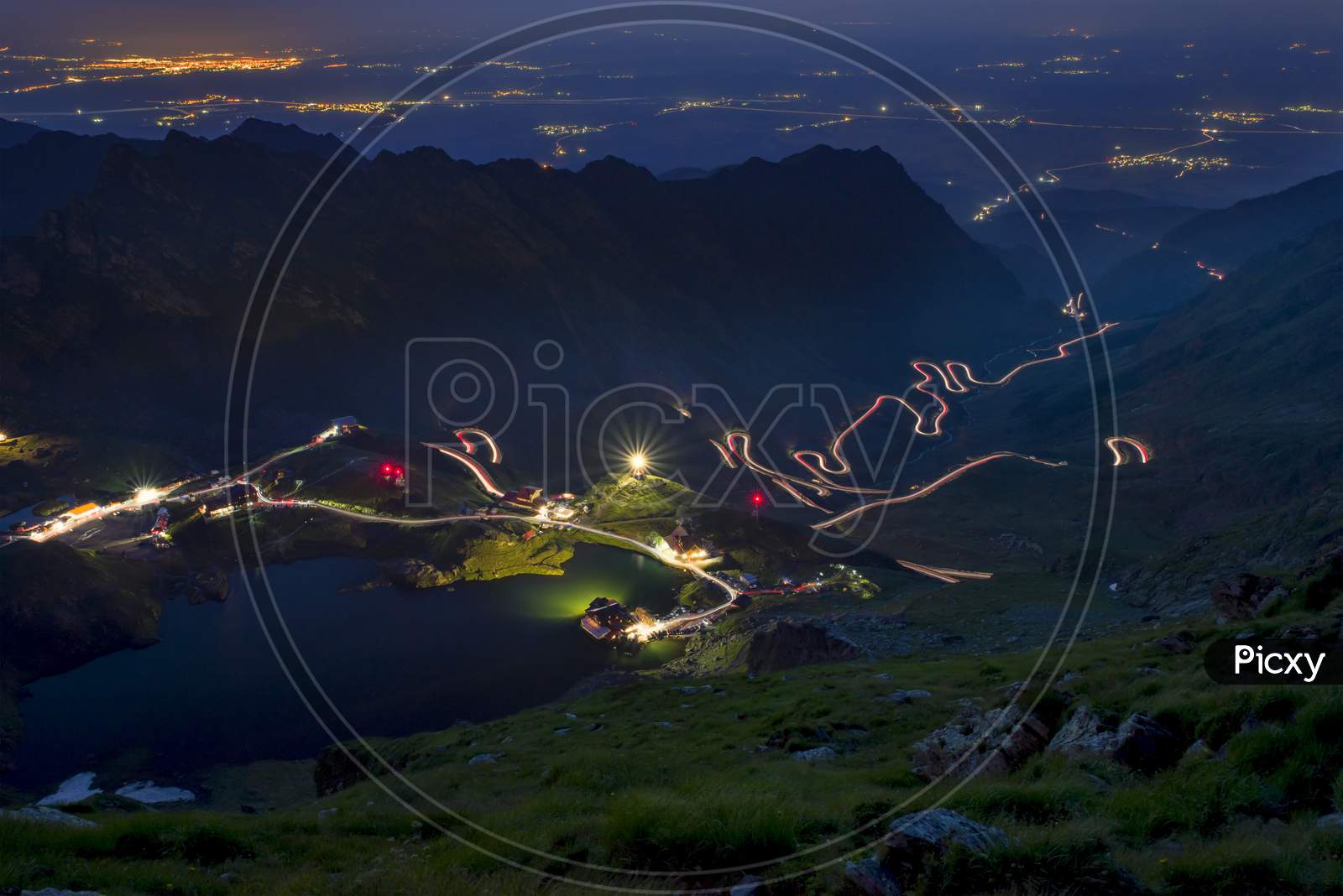 Night Scene On Fagaras Mountain