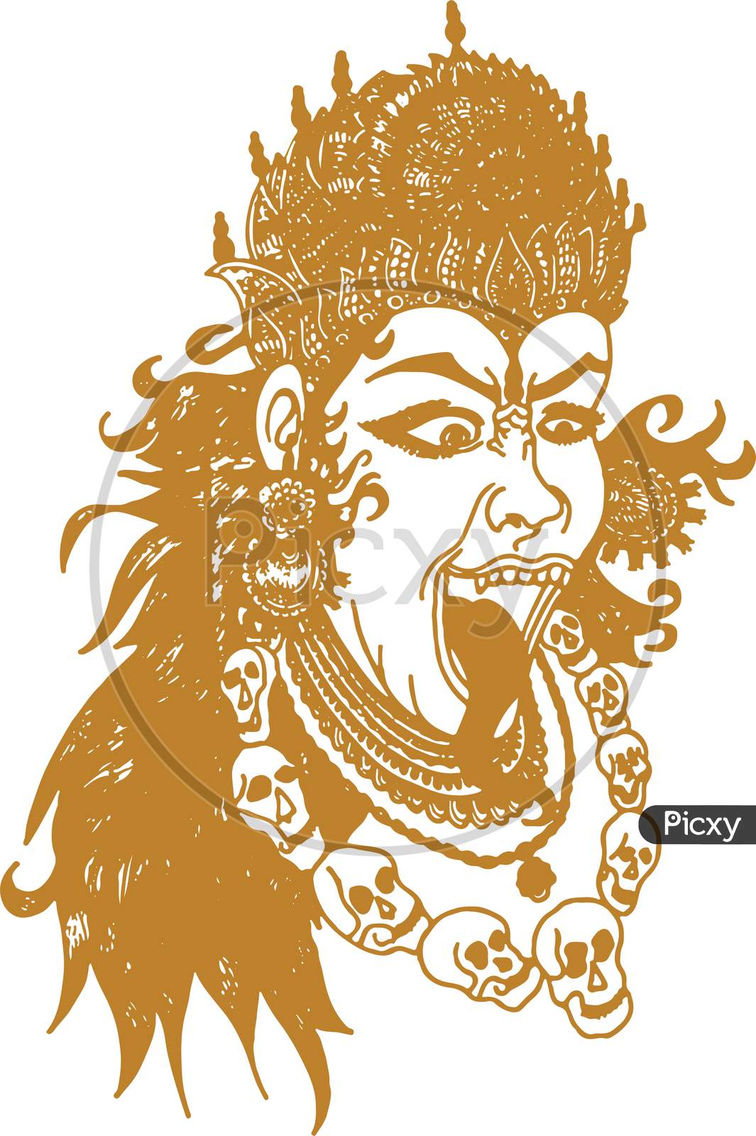 Maa Kali Drawing With WatercolorNavratri SpecialMaa Kali Face Drawing Mahakali PaintingNavratri navratri2021 drawingchallenge navratri  maakali  By Sourabh Nishad arts  Facebook