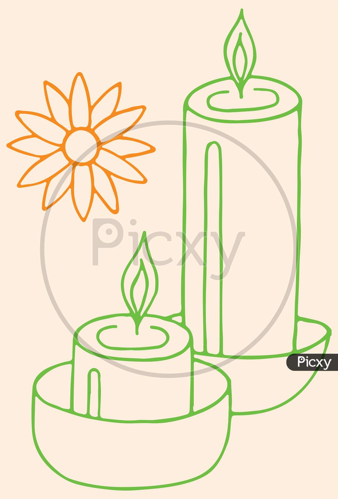 Drawing Of A Candle Burning Stock Illustrations RoyaltyFree Vector  Graphics  Clip Art  iStock
