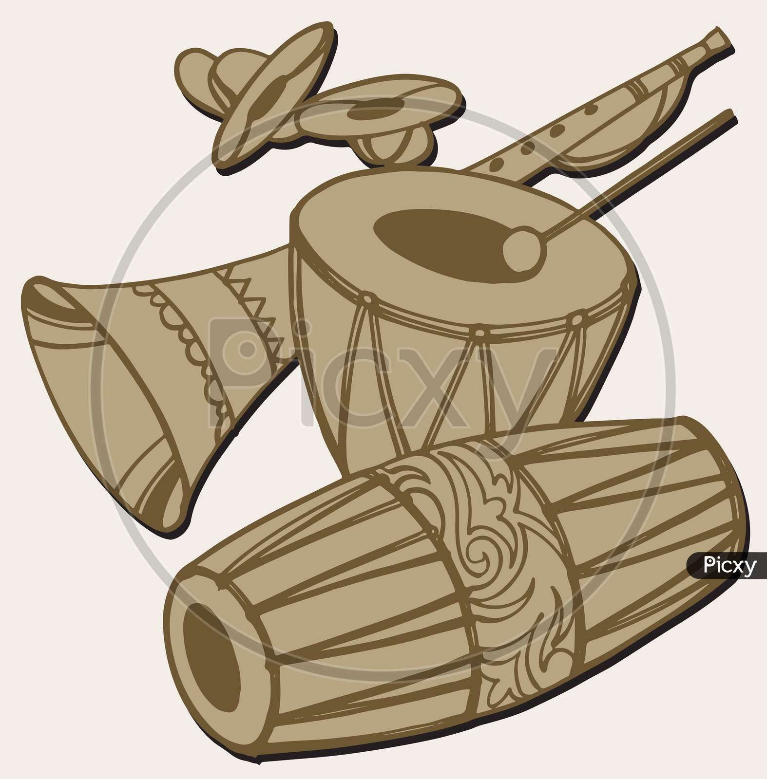 Dholak Musical Instruments Buy online at USA UK from India