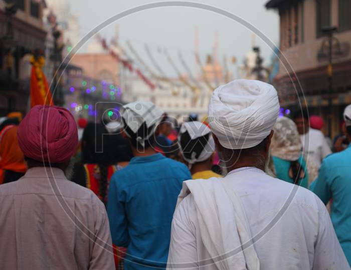 a procession in Amritsar street