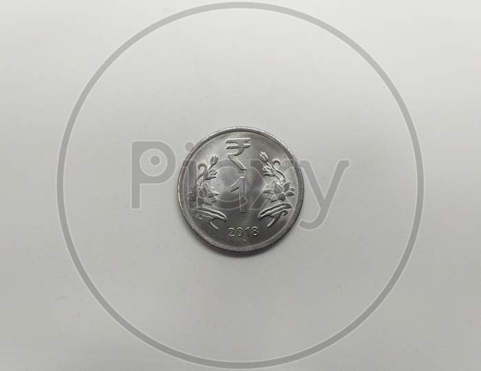 One Rupee coin
