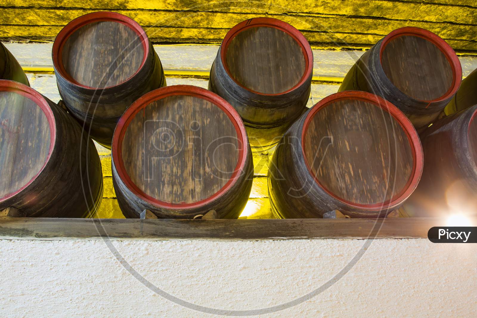 Winery Cellar Storage Area