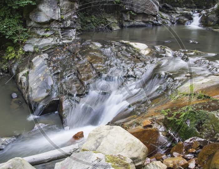 Waterfall On The Brook