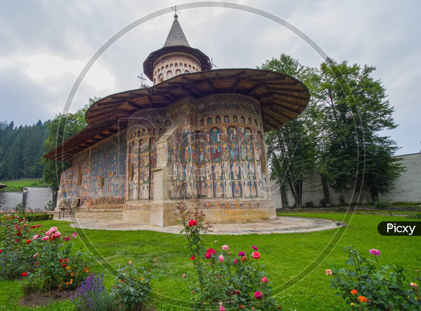 Voronet Monastery Painted Church In Moldavia