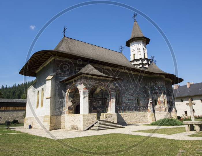 Painted Church In Moldavia