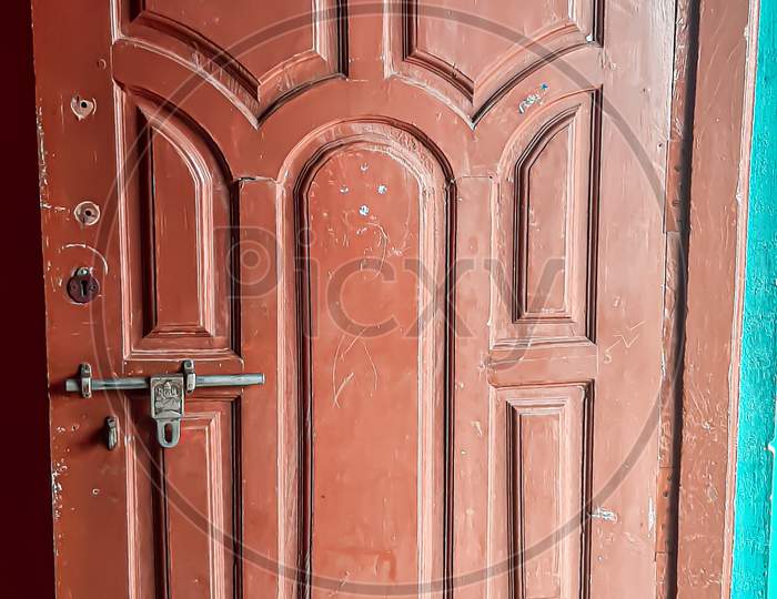 A Wooden Door In The House
