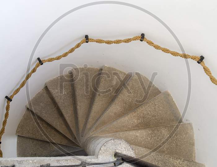 Ancient Rock Spiral Stairs