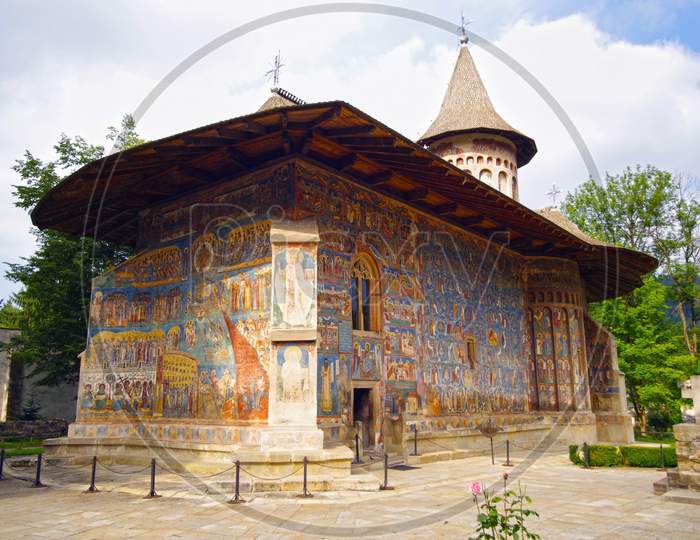 Mural Frescoes Of Voronet Monastery