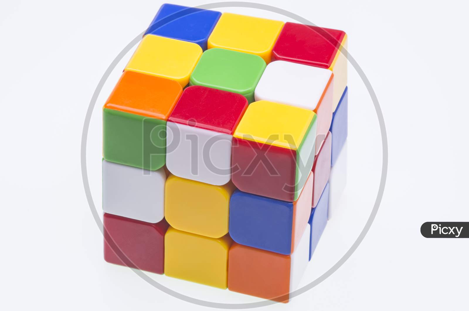 Scrambled Rubik'S Cube