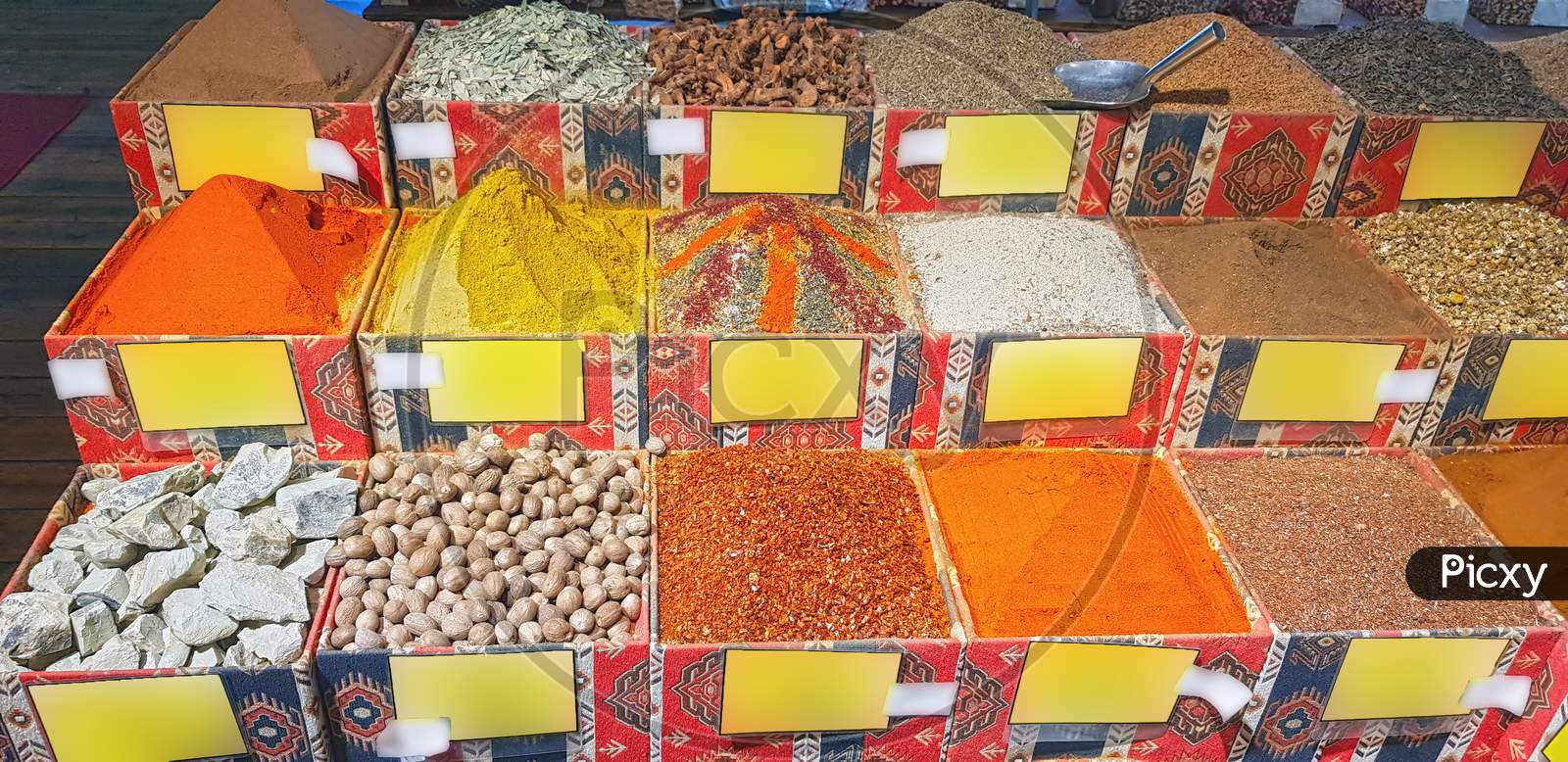 Spices Market In Turkey