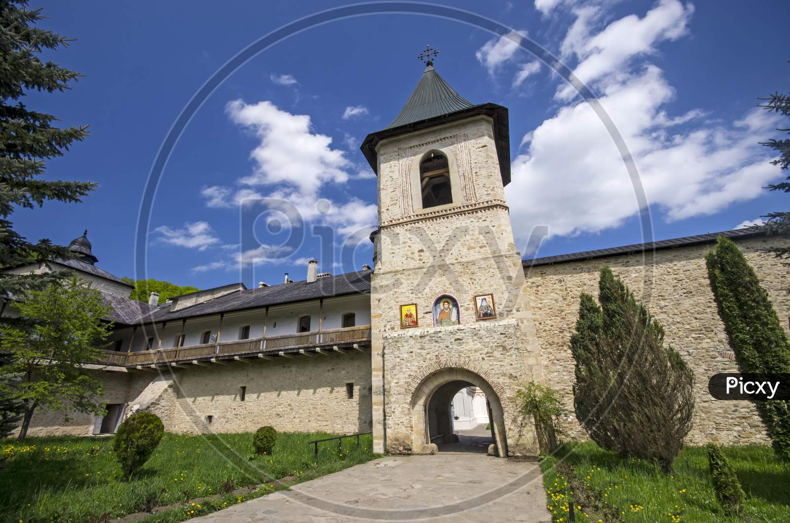 Secu Monastery Surrounding Walls