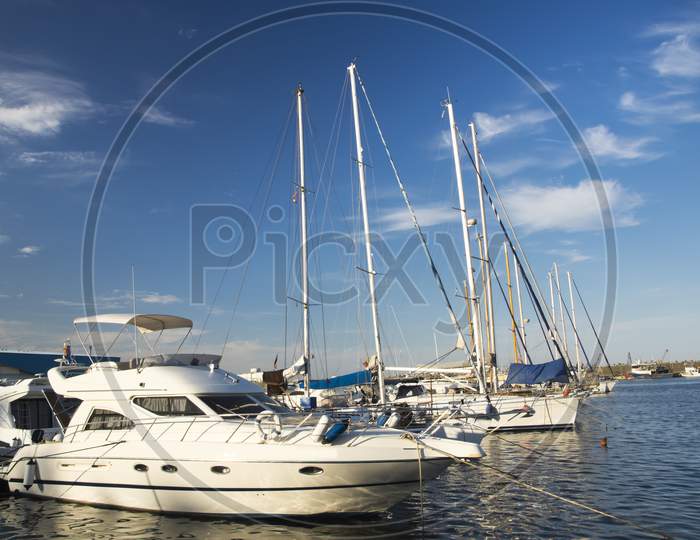 Yacht Harbour On The Black Sea