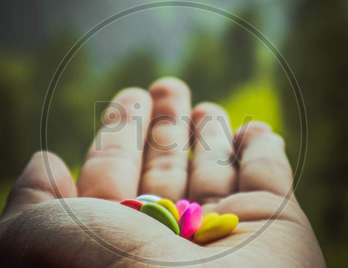 Gems in hand