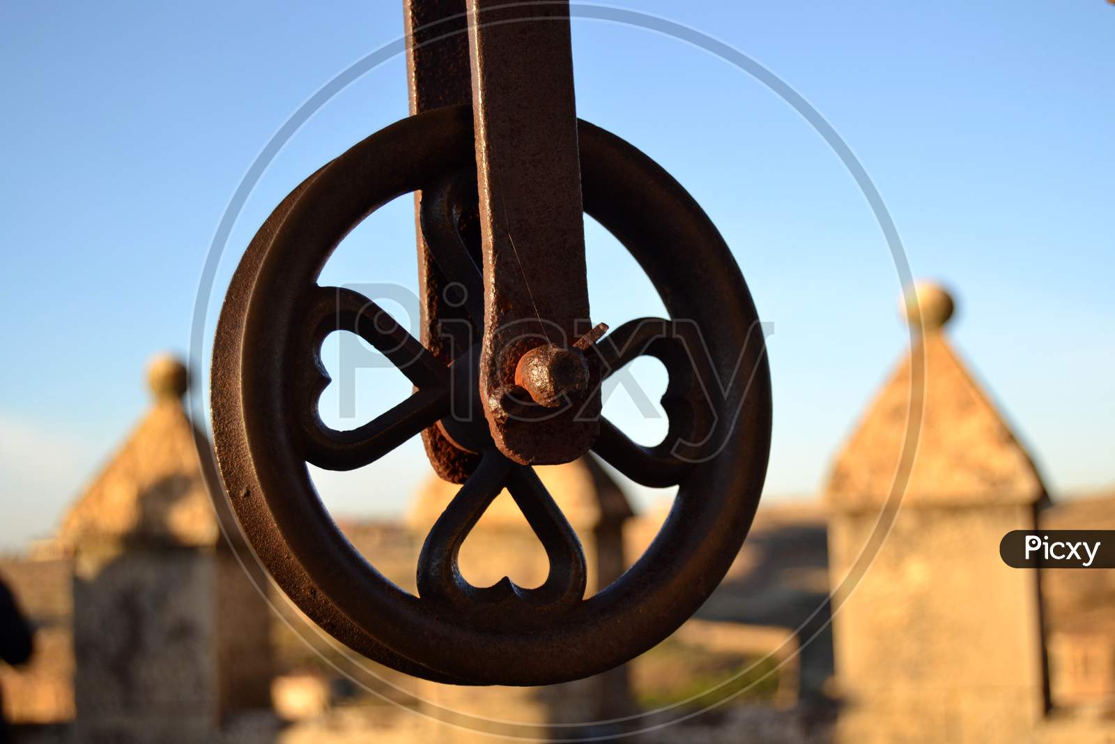 Old Iron Pulley