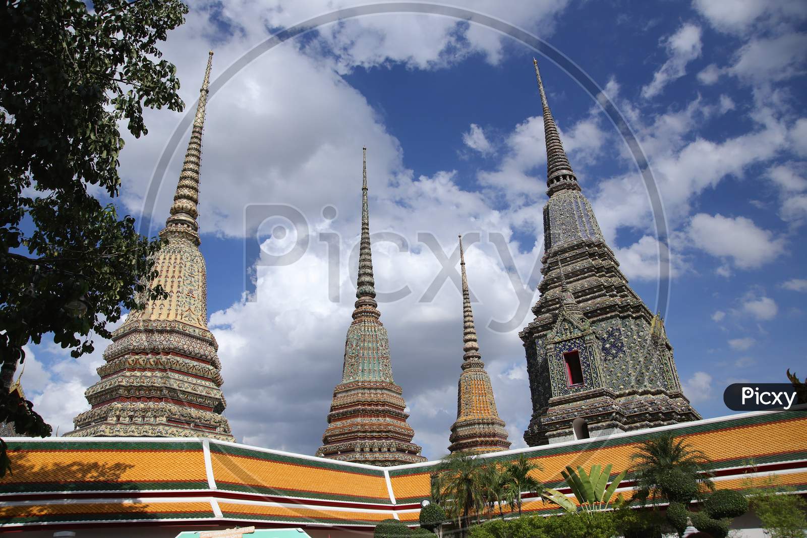 Historical And Buddha Religious Temple Architecture Of Thailand