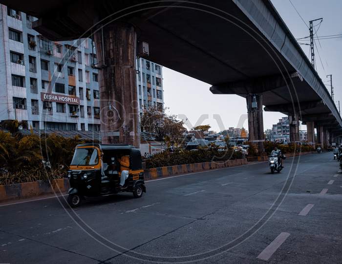 Mumbai metro bridge