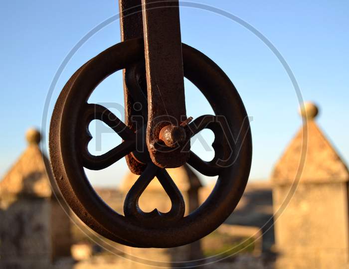 Old Iron Pulley