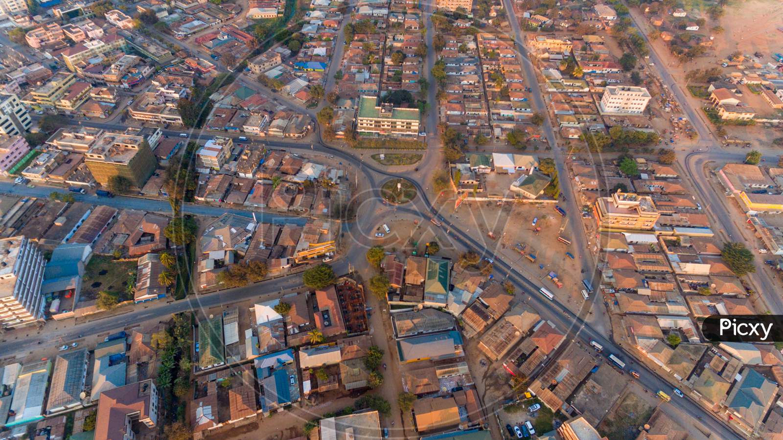 Image of Aerial View Of The Morogoro Town-DW087553-Picxy