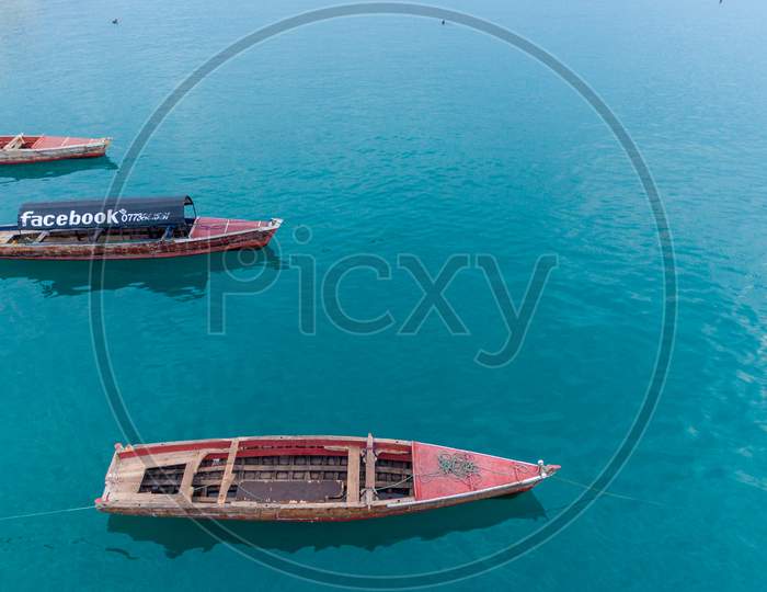 Fishermen;S Dhow In Stone Town, Zanzibar