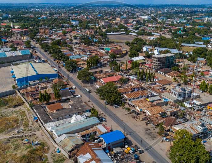 Aerial View Of The Temeke Area In Dar Es Salaam