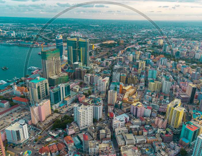 Image of Aerial View Of The Haven Of Peace, City Of Dar Es Salaam ...