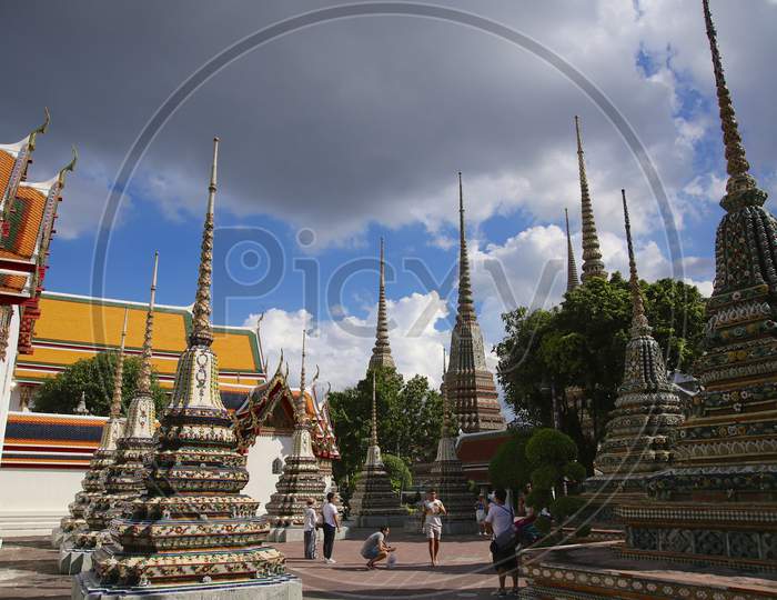 Historical And Buddha Religious Temple Architecture Of Thailand