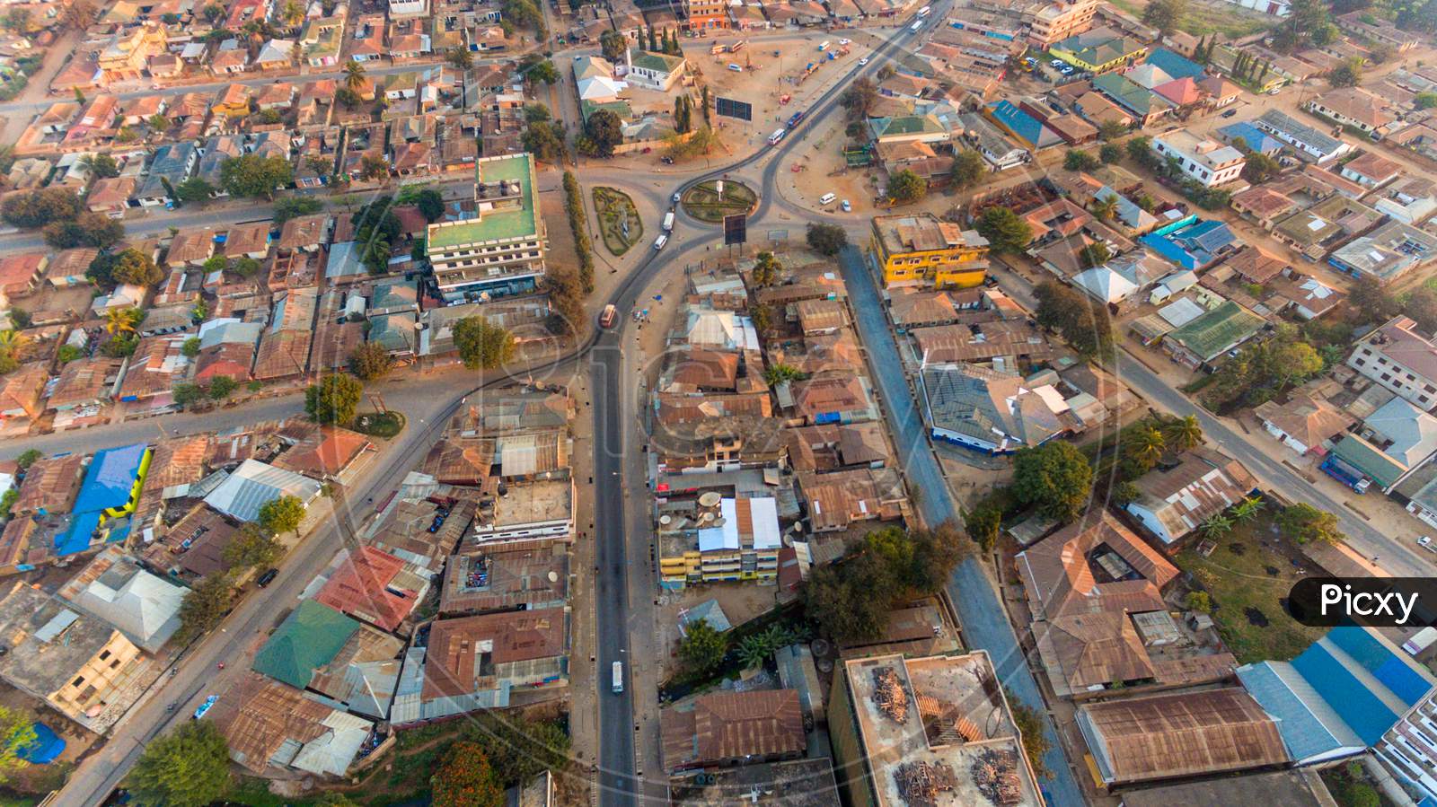 Aerial View Of The Morogoro Town