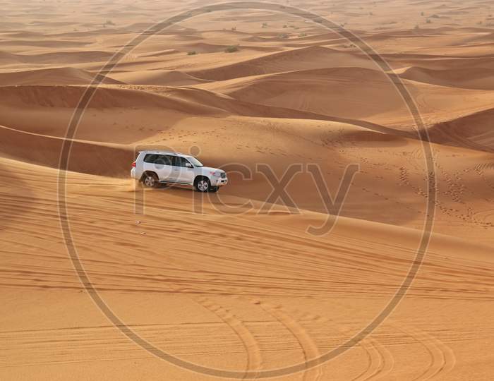 Car In Desert