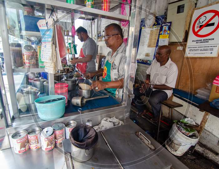 Coffee Stall At Street