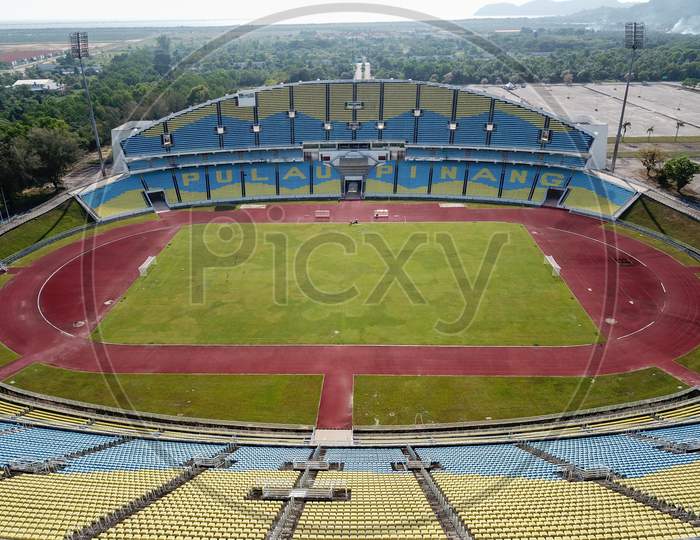 Batu Kawan Stadium Football Field