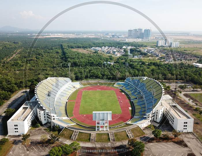 Stadium Batu Kawan With One Side Faded Paint