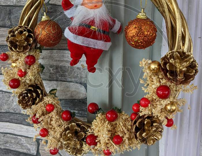 Christmas santa ornaments