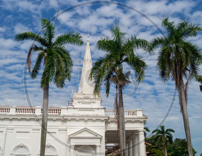 St George Church With Palm Trees