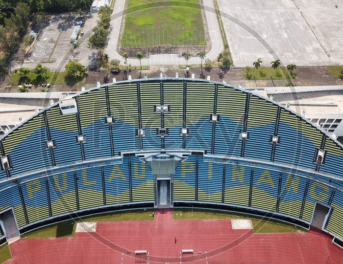 Batu Kawan Stadium With Word Pulau Pinang