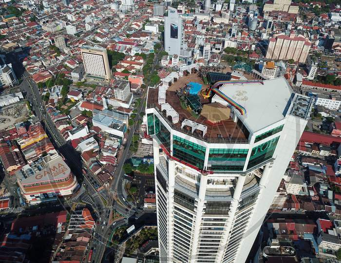 Komtar And Gama In Drone View