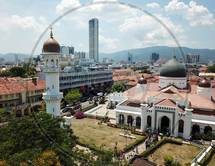 Prayer Leave Masjid Kapitan Keling After Friday Pray