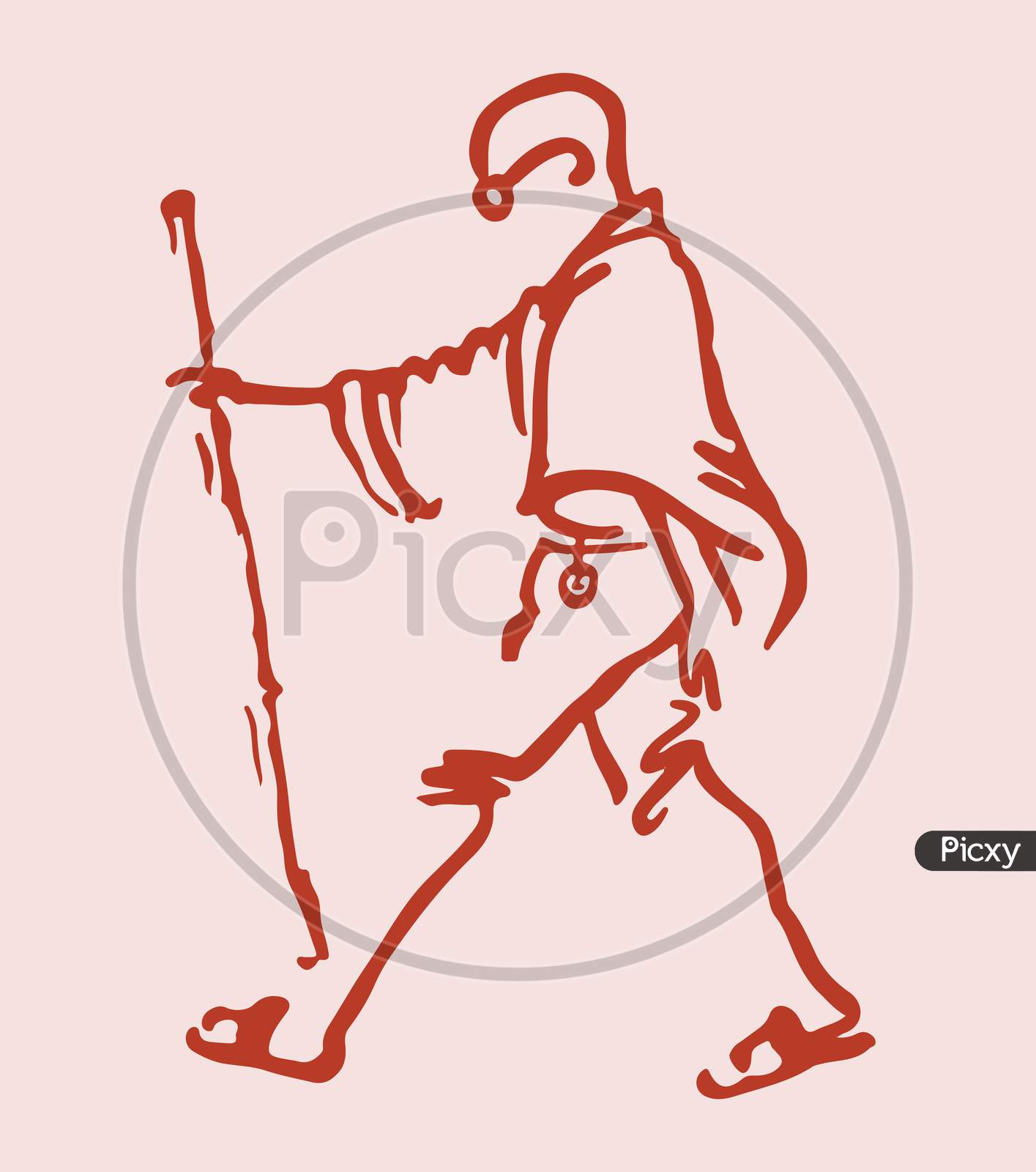 gandhi jayanti drawing  Mahatma Gandhi Drawing easy  How to draw  Mahatma Gandhi  YouTube