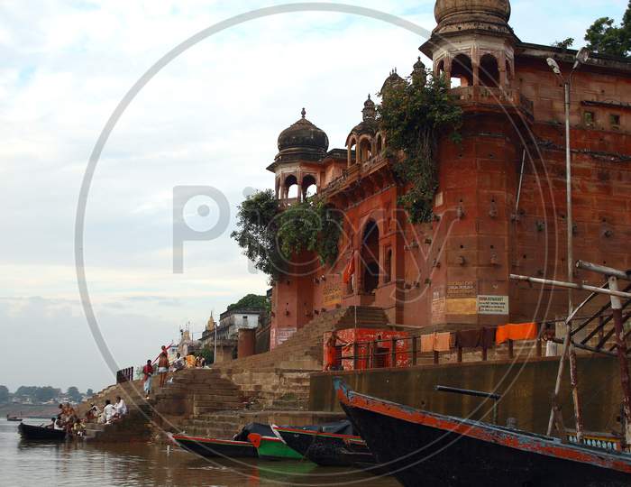 River Ganges Ghat at Varanasi India