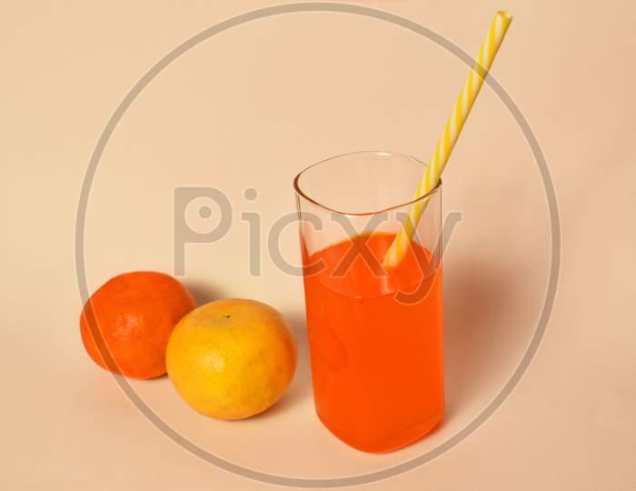 Orange juice healthy drinking