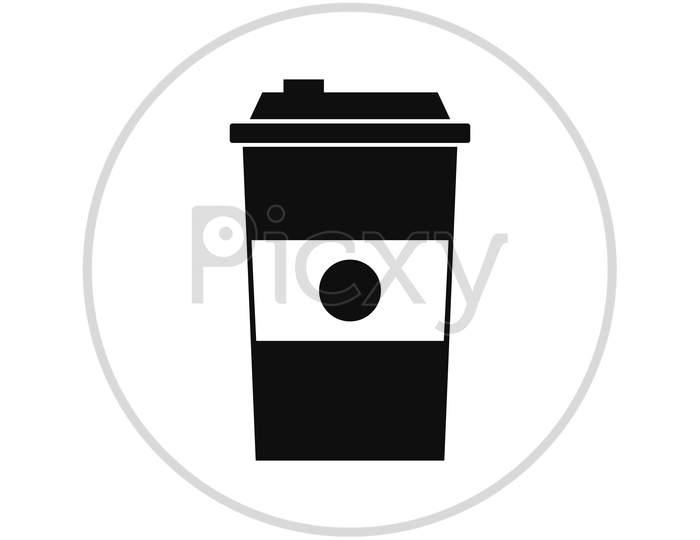 Coffee Icon Illustrated In Vector On White Background